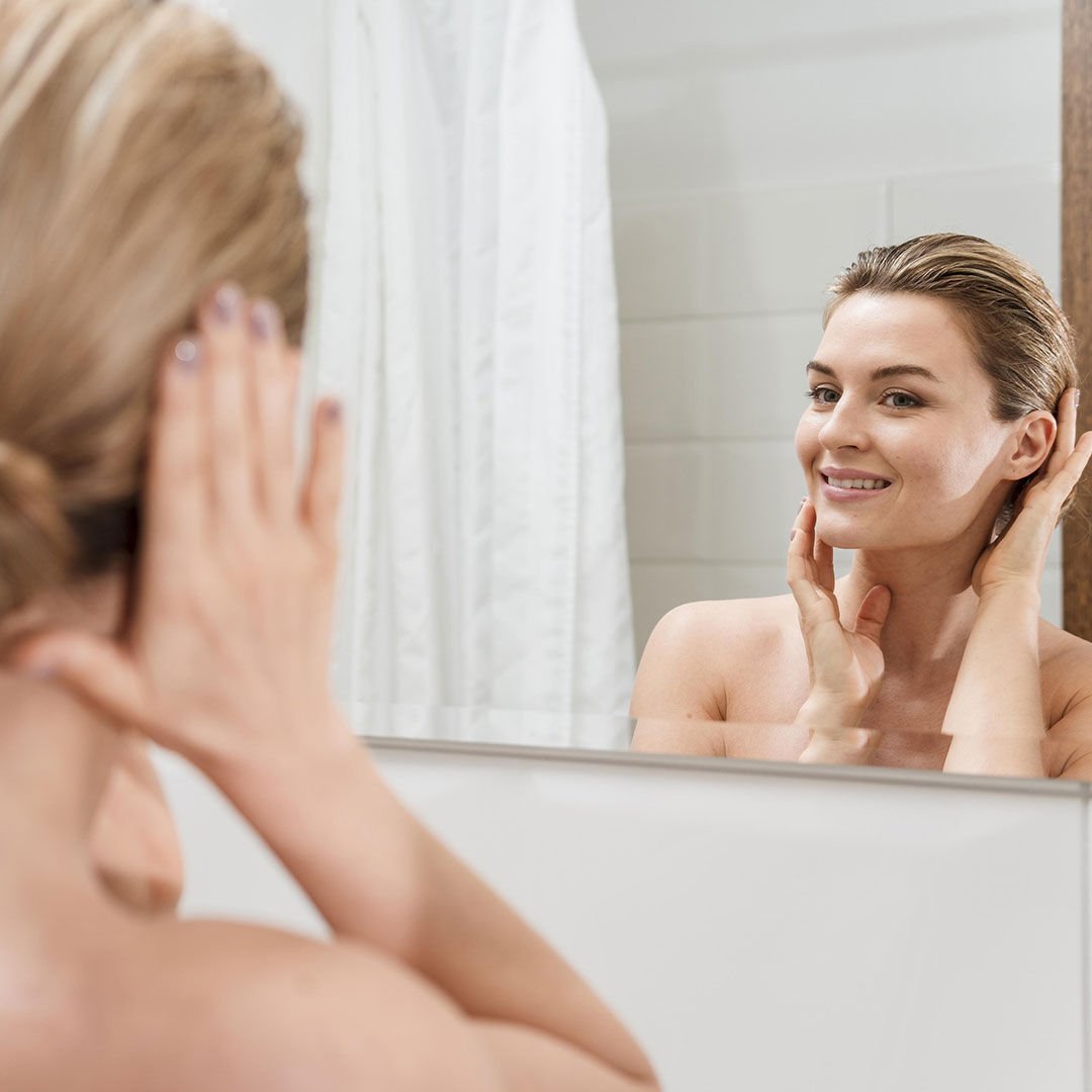 Routine cheveux décolorés